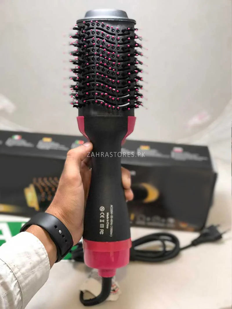 One Step Hot Air Brush — 3-in-1 Hair Dryer, Straightener & Volumizer