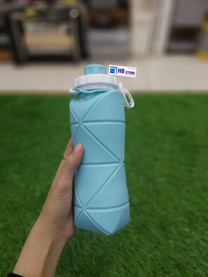 Silicon foldable water bottle