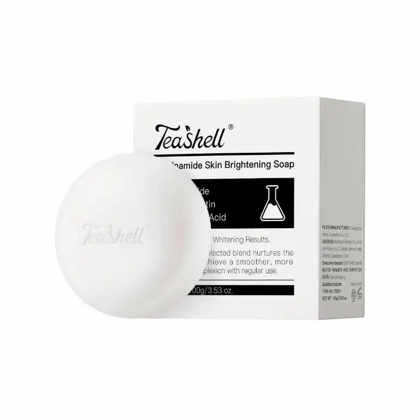 Teashell Niacinamide Skin Brightening Soap melasma dark spots freckle