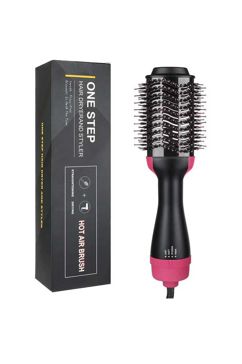 One Step Hot Air Brush — 3-in-1 Hair Dryer, Straightener & Volumizer